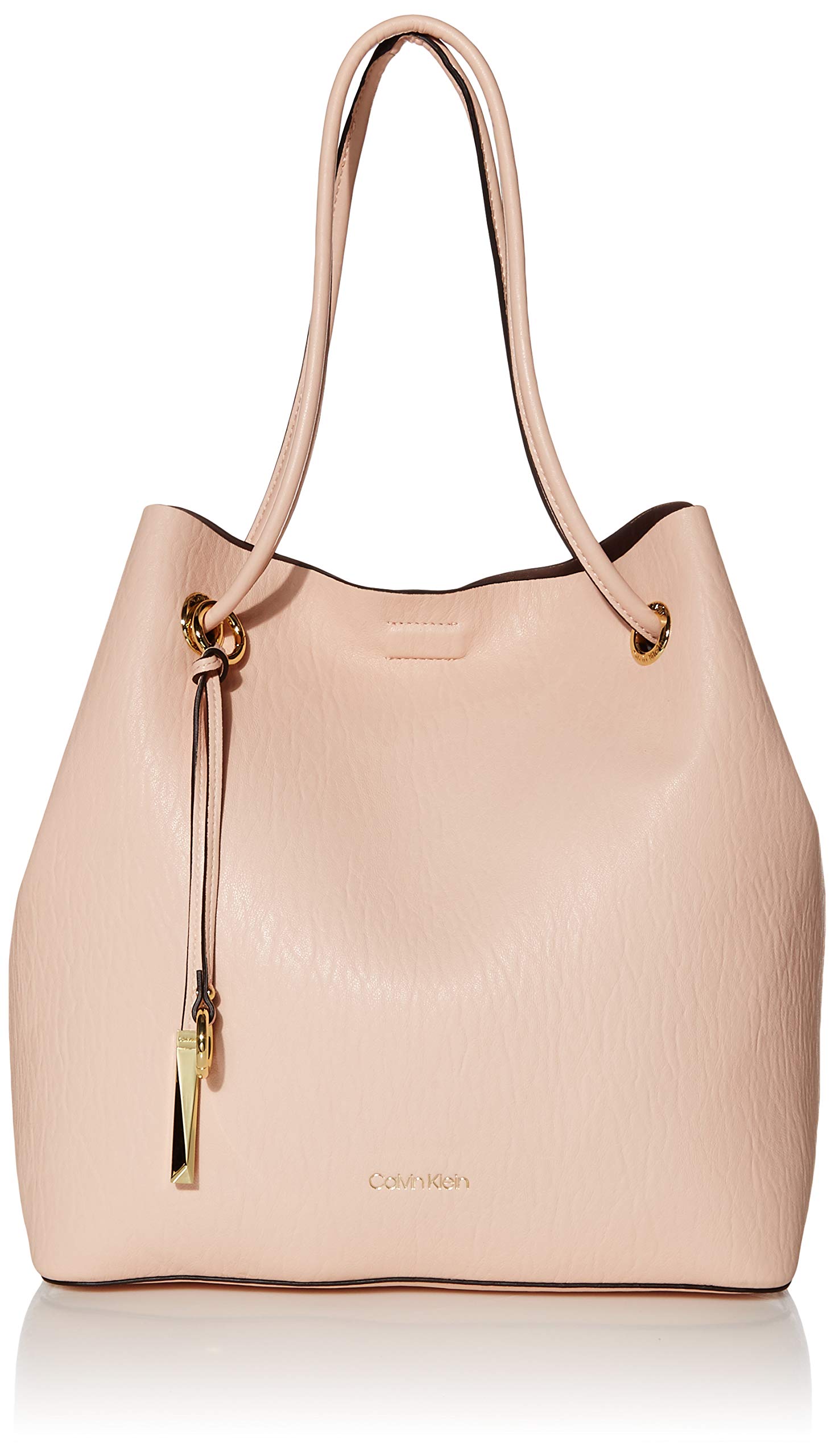 Calvin Klein Gabrianna Bubble Lamb North/South Key Item Tote