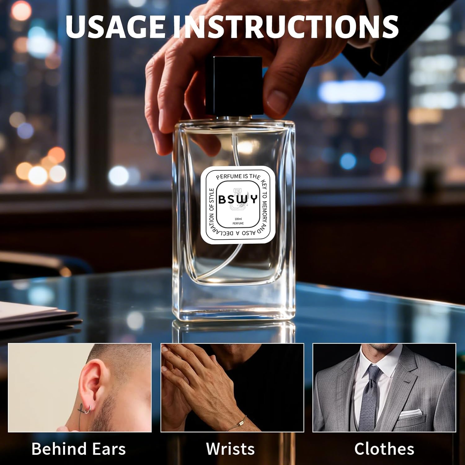 Vanilla Perfume - Eau de Parfum Cologne for Men with Warm Spicy, Woody, Vanilla & Amber Notes - Long-Lasting, Seductive Fragrance for Day & Night, 3.40 Ounce / 100 ml - Image 5