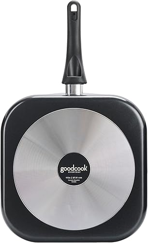 Miniatura 8 de GoodCook Sartén de cerámica antiadherente para uso diario, construcción de aluminio para calefacción uniforme, no tóxico PTFE y PFOA, 11 pulgadas,