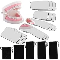 Vista 8 de 5 Piezas Espejo Dental Intraoral Reflector Oclusal para Fotografía Intraoral Espejo de 2 Lados Vidrio Plateado Intraoral para Foto Dental