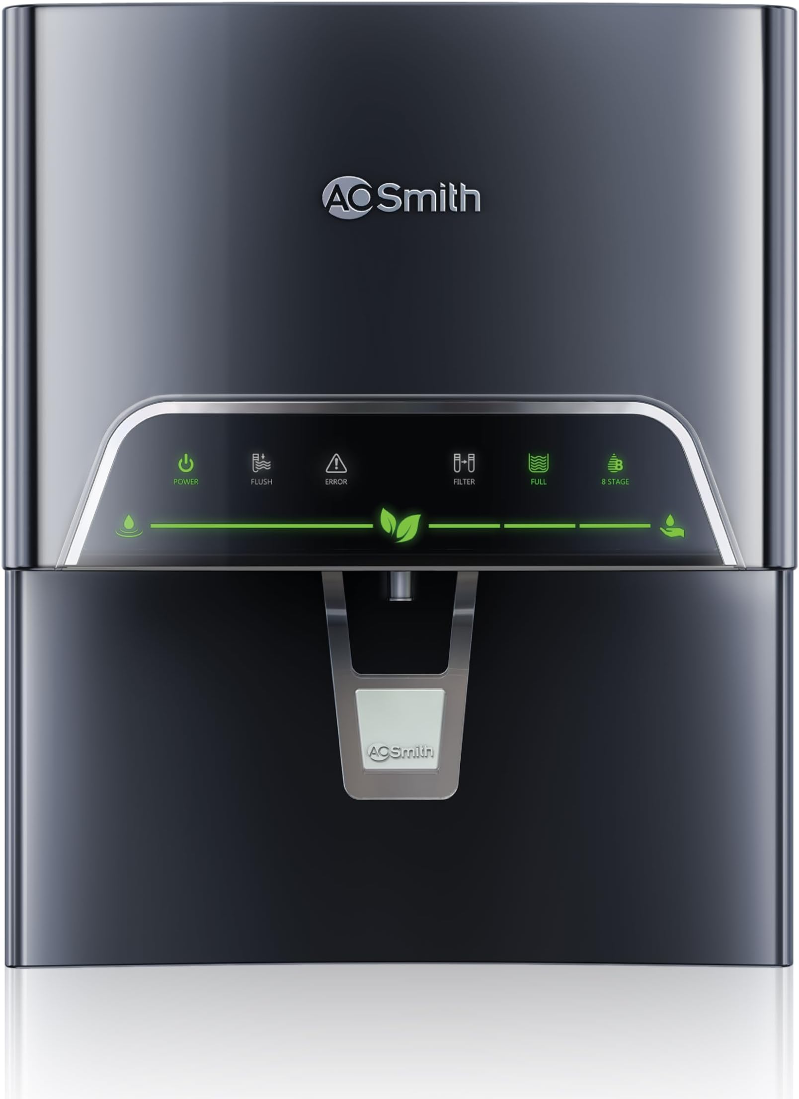 AO Smith Proplanet P4, Alkaline Mintech, Baby Safe Water with 8 Stage Purification, 100% RO+UV+SCMT (Silver Charged Membrane Tech), Saves upto 60% Water, India's 1st 5-star rated Water Purifier, Black