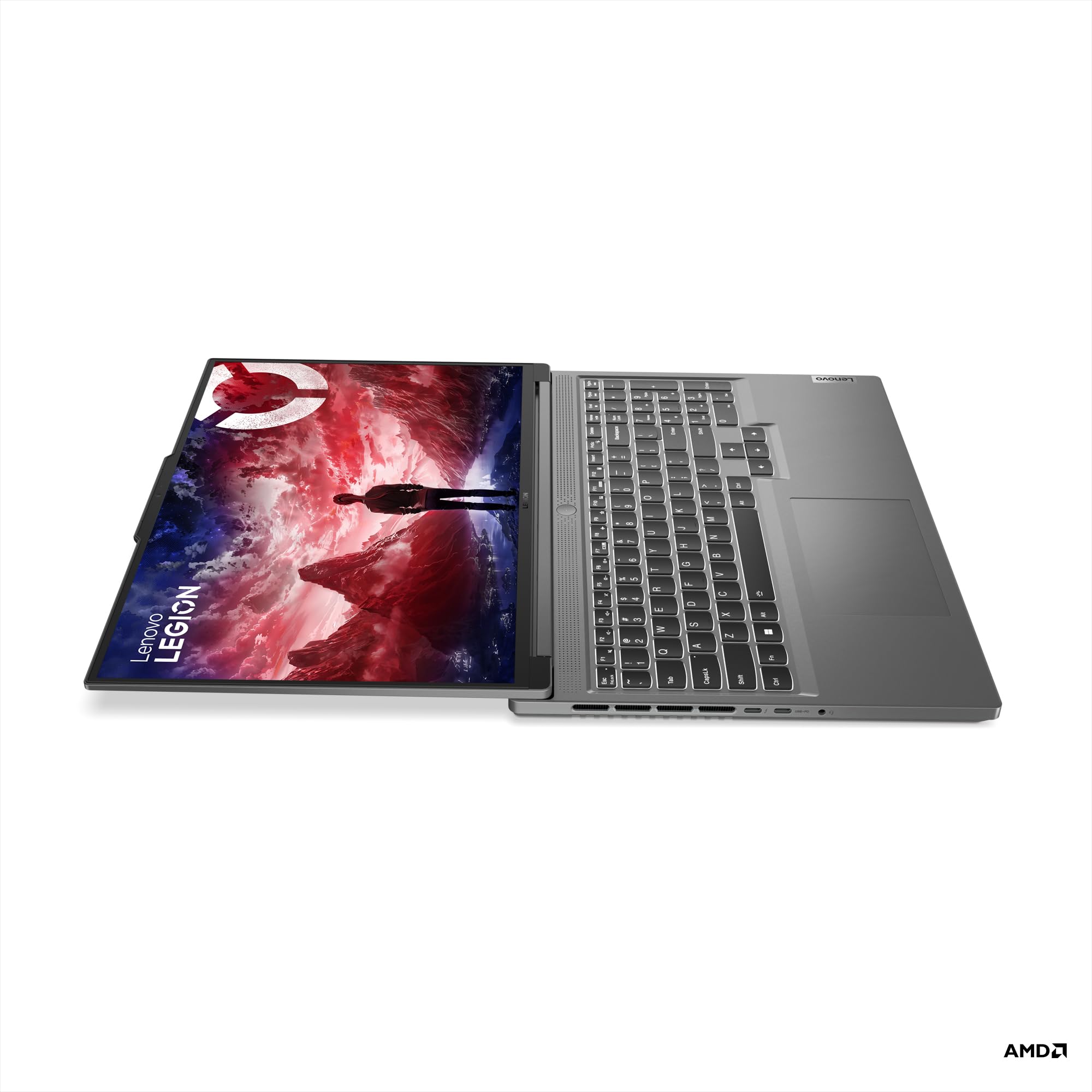 Lenovo Legion Slim 5 16ARP9 - Ordinateur Portable Gaming 16'' WQXGA 165Hz (AMD Ryzen 7 7435HS, RAM 16Go, SSD 512Go, NVIDIA RTX 4060 8Go, Windows 11 Home) Clavier rétroéclairé AZERTY - Gris