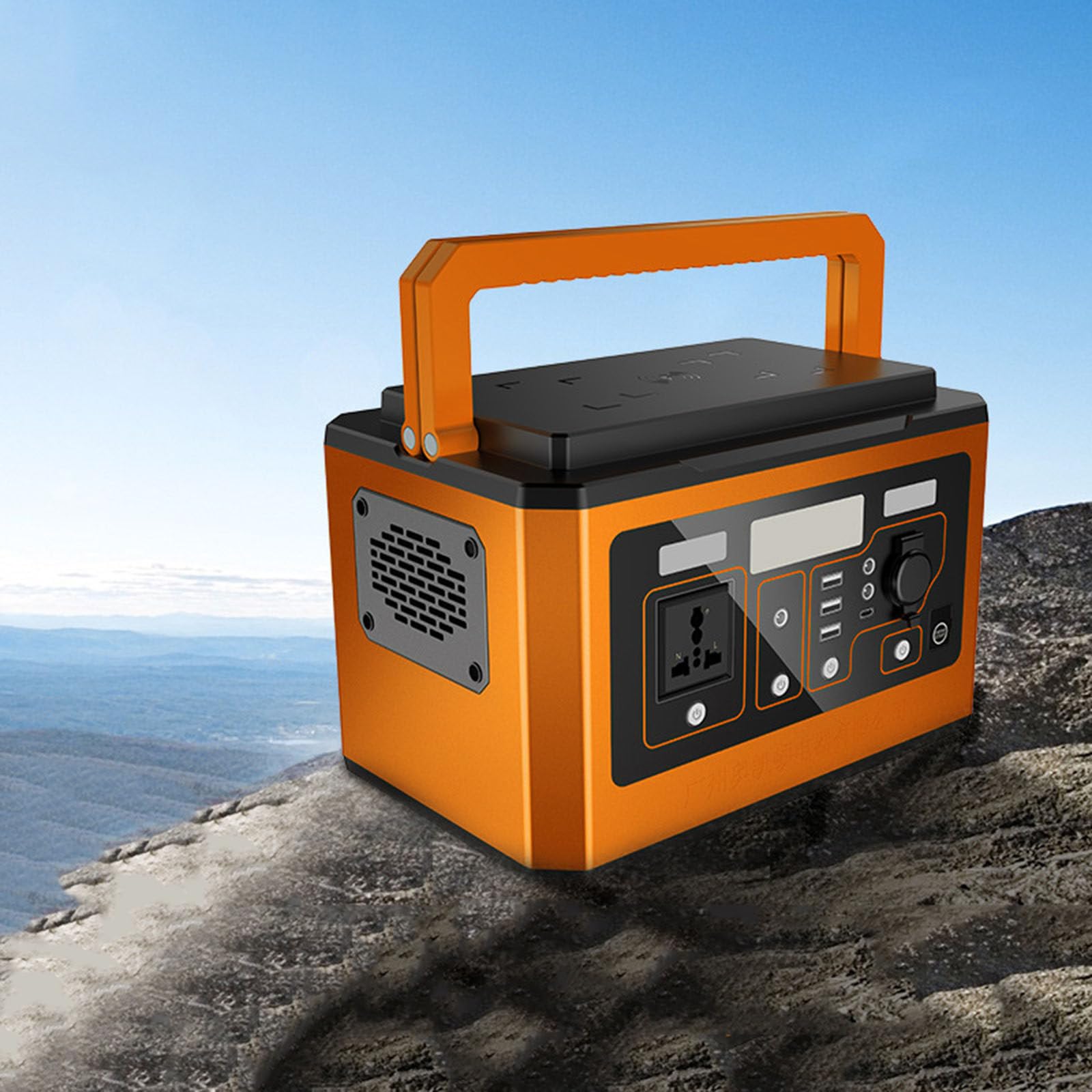 Alimentation de Secours extérieure 500 W pour la Maison, boîtier Solaire Portable, Alimentation d'urgence pour Camping et Voiture.