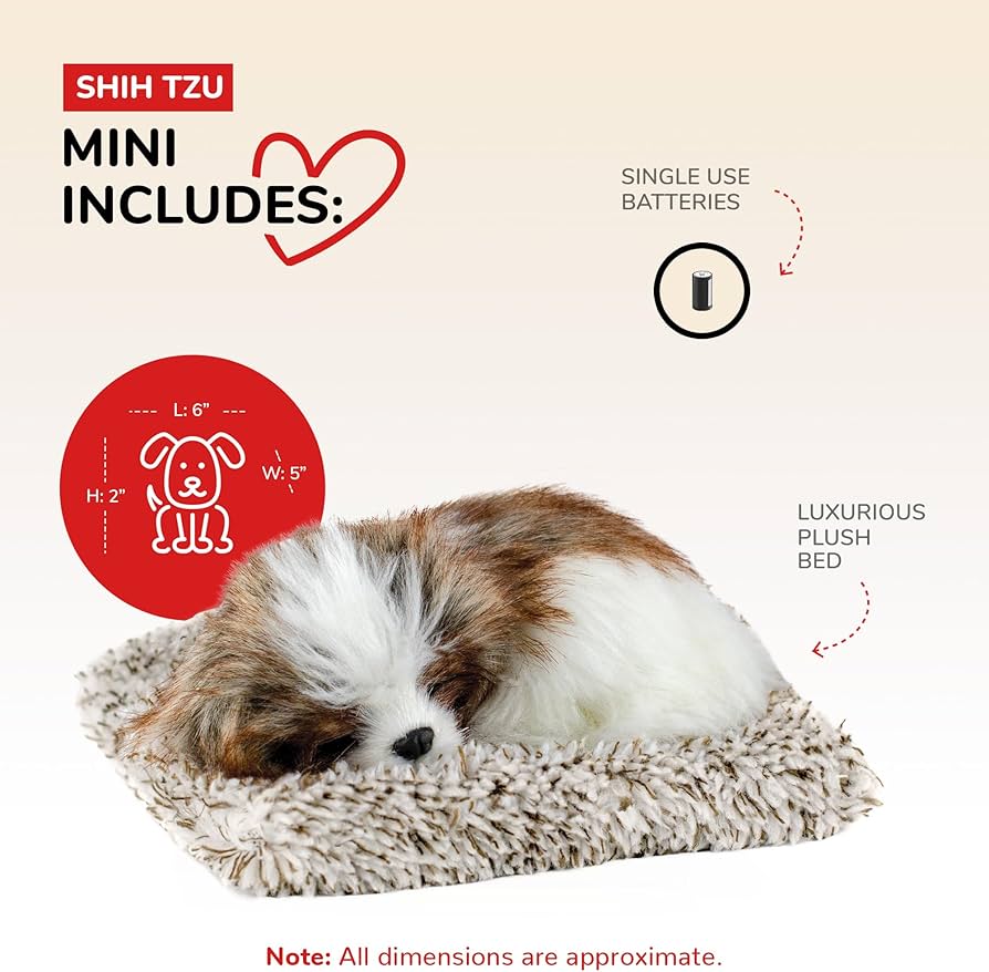 Amazon.com: Perfect Petzzz - Mini Shih Tzu, Stuffed Animals for