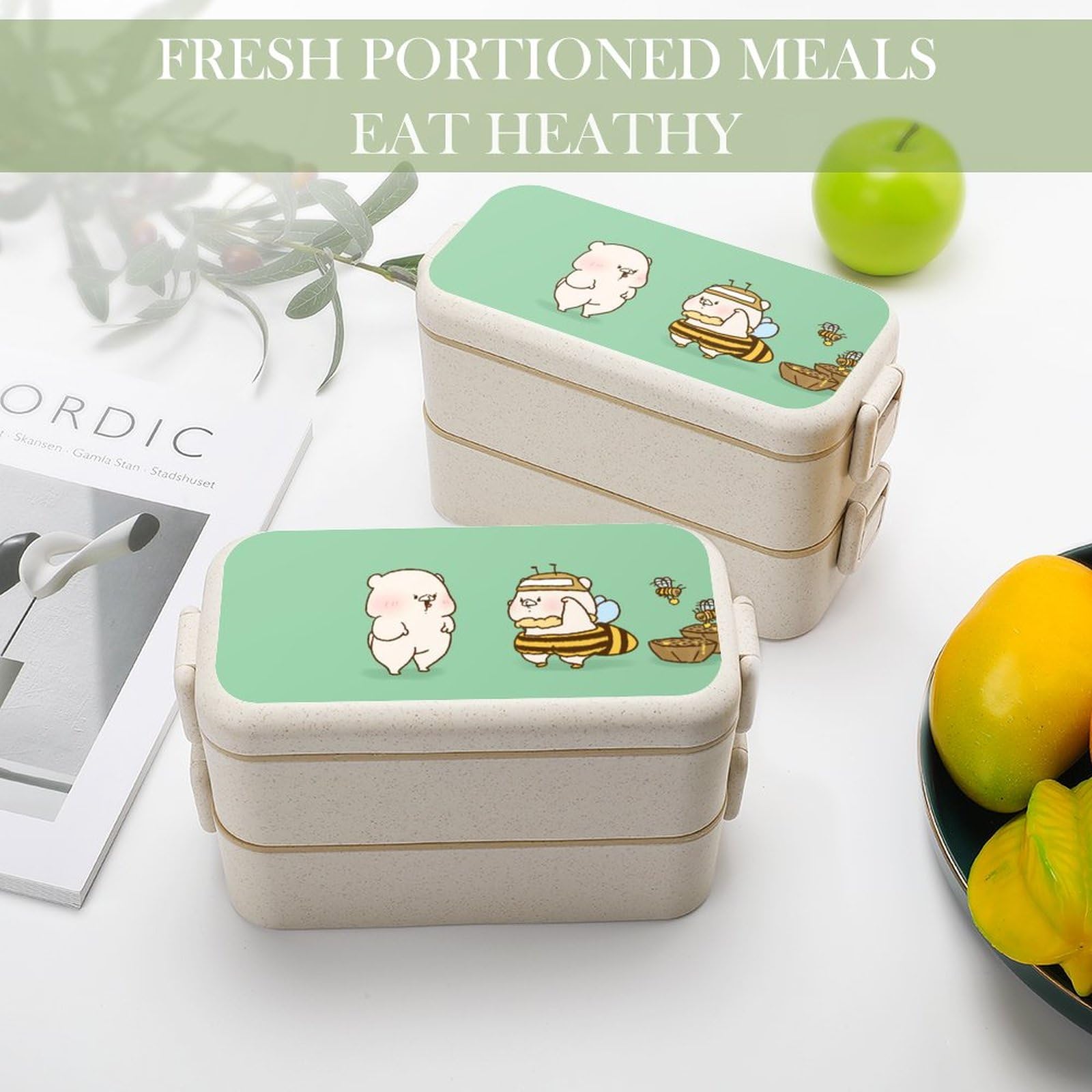 Amazon | ともだちはくま 弁当箱 2段ランチボックス 収納 大容量 漏れ