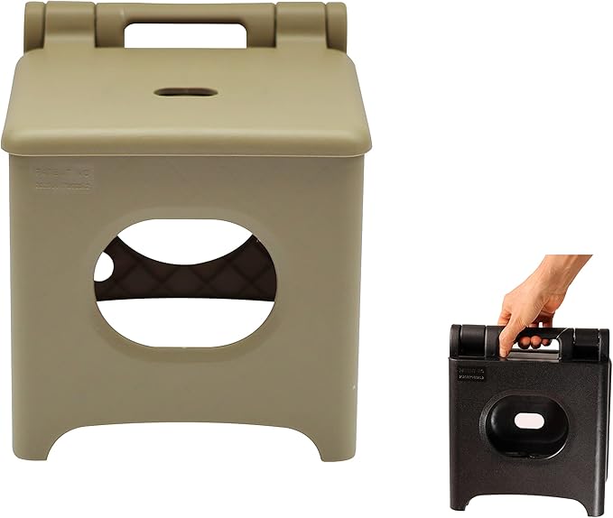 Onmaru Mini Folding Stool, 9inch Small Portable Folding