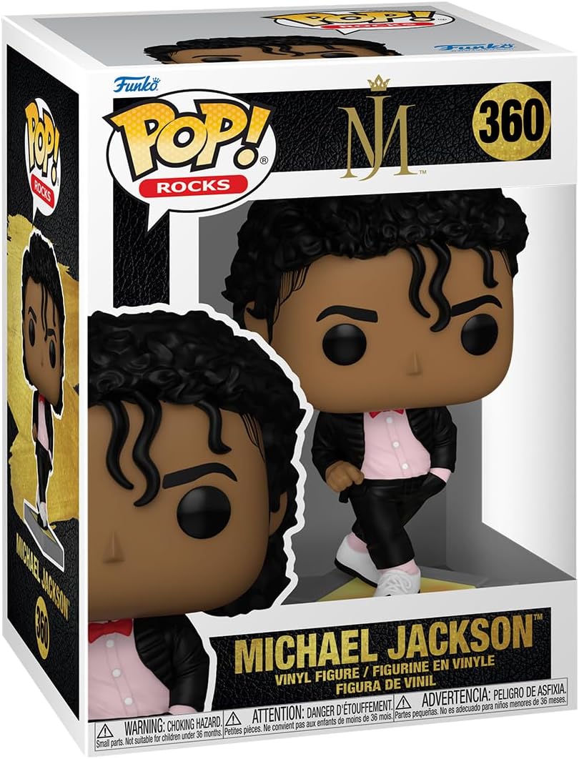 Figurine Pop! Vinyl Michael Jackson Thriller – édition Rocks N°359, 10 Cm, Funko