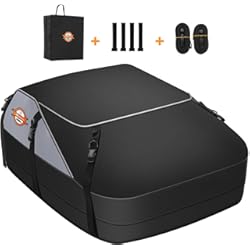Cofre Para Volkswagen Touran Cofre de techo para vehículo, bolsa para coche, resistente a la intemperie, 580 L, nailon 1000D, 8 correas reforzadas, 6 ganchos para puerta, para viajes y equipaje