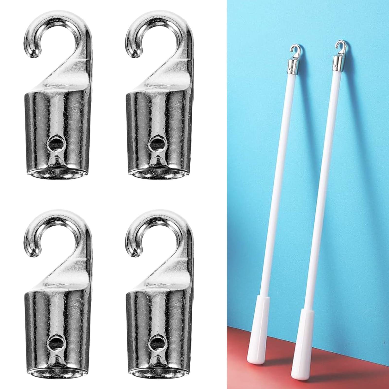 Amazon.com: 4 Pcs Blind Wand Hook Vertical Blind Wand Replacement