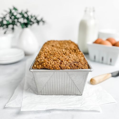 Miniatura 4 de USA Pan Bakeware - Juego de 5 piezas de acero aluminizado, bandeja para galletas, pan, cuadrado, molde redondo para pasteles