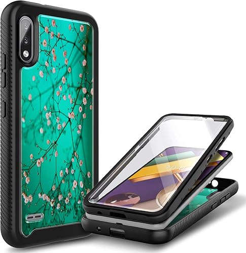 Miniatura 9 de NZND Funda para LG K22/K32/K22+ Plus con protector de pantalla incorporado, funda protectora resistente a los golpes de cuerpo completo a prueba