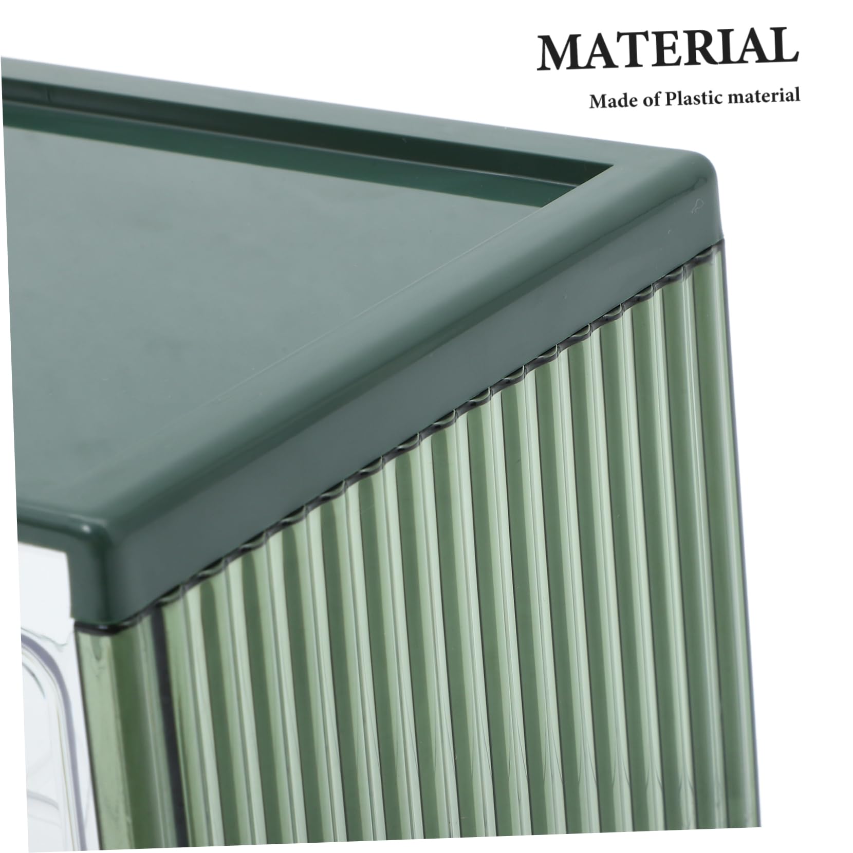 MAGICLULU Caja de Pan Gran Capacidad y Fácil de Limpiar de Plástico Estructura de Doble Capa de Pan para Encimera para Almacenamiento Doméstico