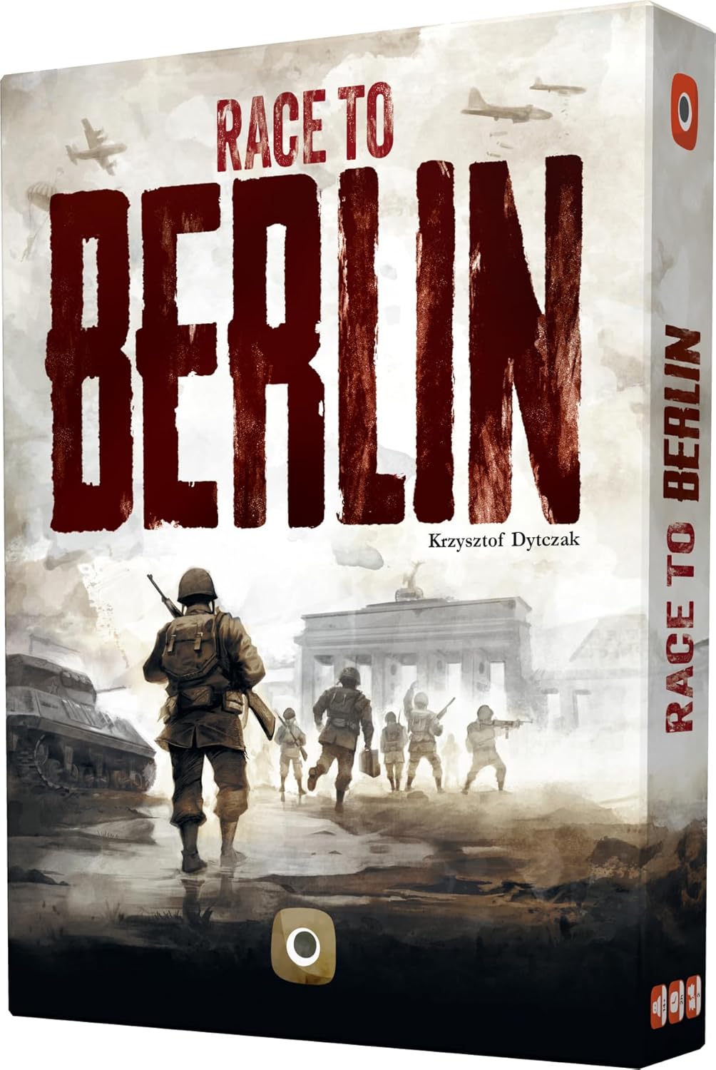 Race to Berlin by Portal Games | Ages 14+ | 2 Player Strategy Board Game | World War II Tactical War Game | Competitive Area Control Game | Revised Edition with Improved Components