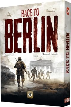 Race to Berlin by Portal Games | Ages 14+ | 2 Player Strategy Board Game | World War II Tactical War Game | Competitive Area Control Game | Revised Edition with Improved Components