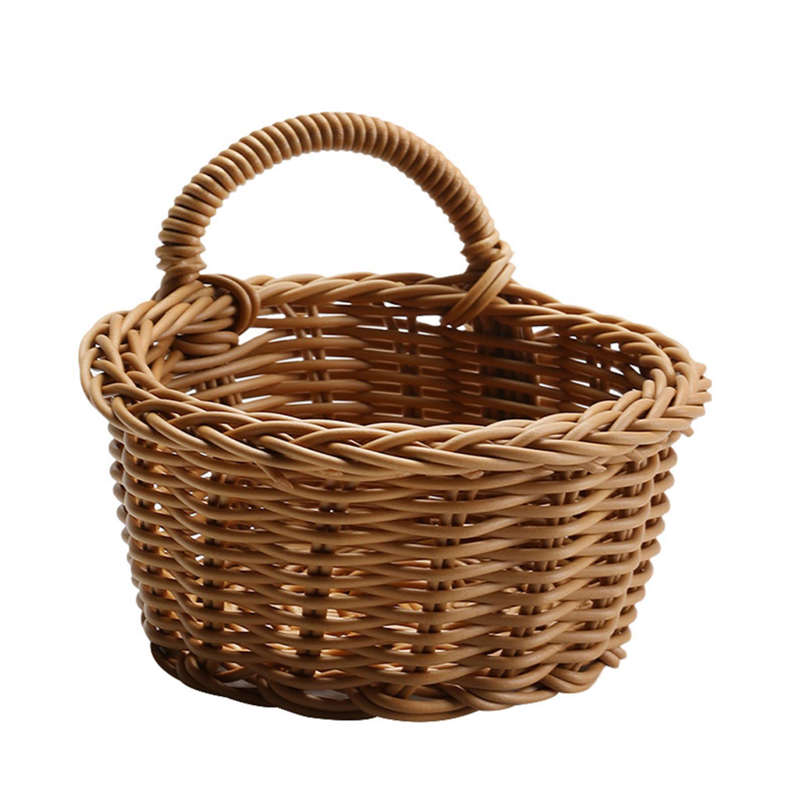 Msioytog Multipurpose Organizing Basket with Butterfly Bowknot Accessory for Nursery and Diaper Bags Supplies Kitchen Storage Basket