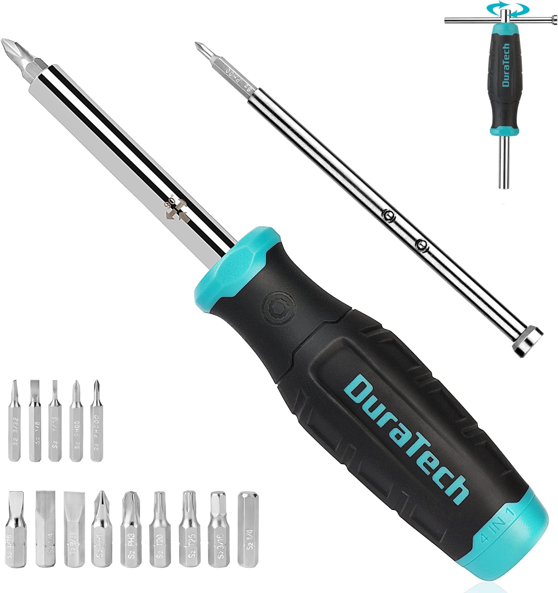DURATECH Jeu de Tournevis Multi-Embouts 60 en 1, Jeu de Tournevis ...
