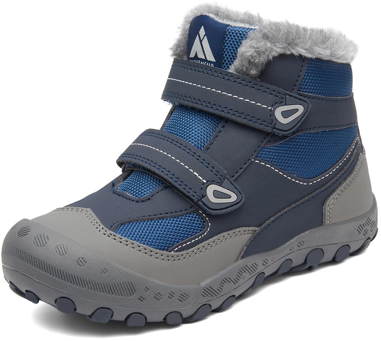 Mishansha Dziecięce buty zimowe z ciepłą podszewką, rozm. 24-38, Denim niebieski, 34 EU