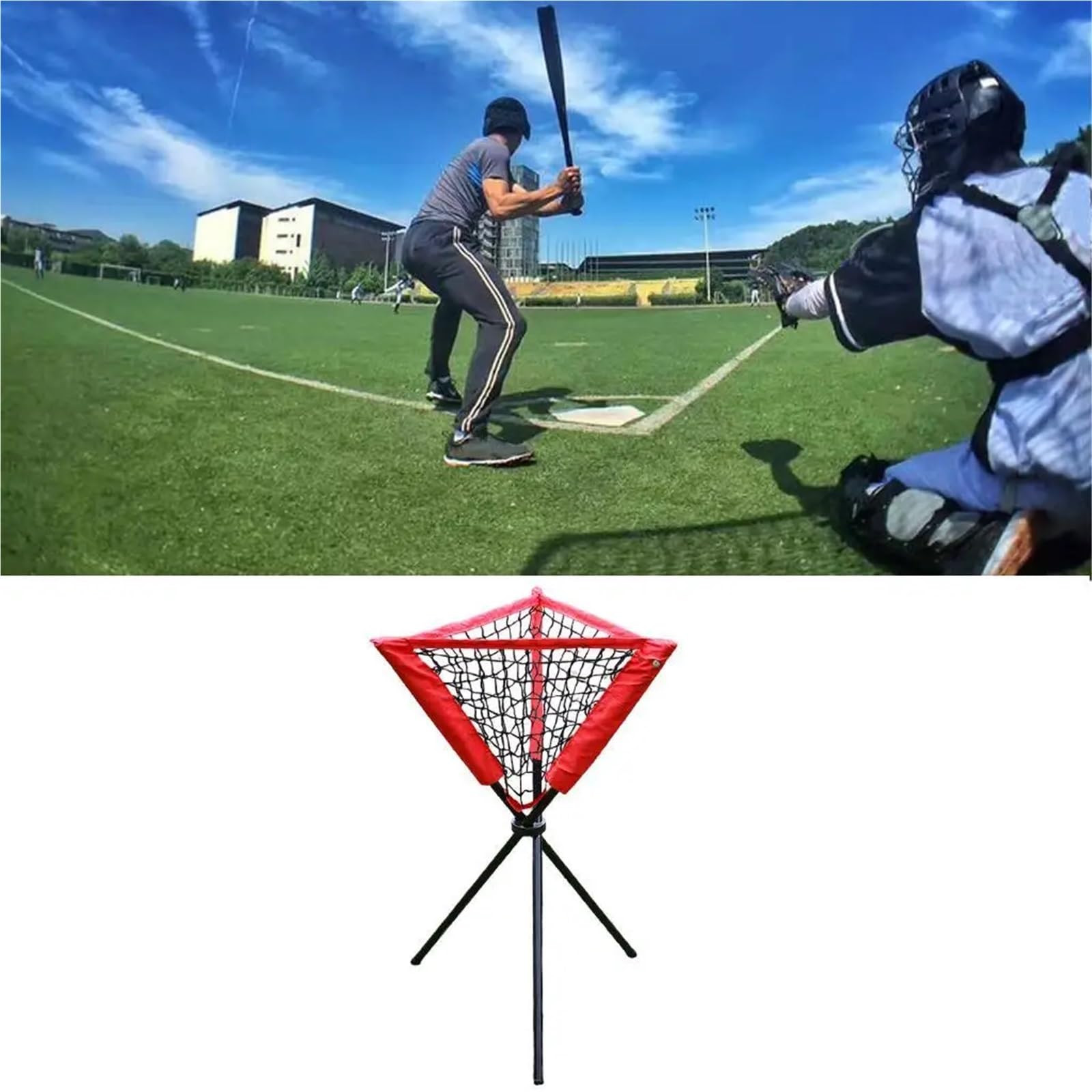 Baseball Softball Stativ Batting Nets Ball Lagerung Mit Tragen Tasche FüR Baseball, FußBall