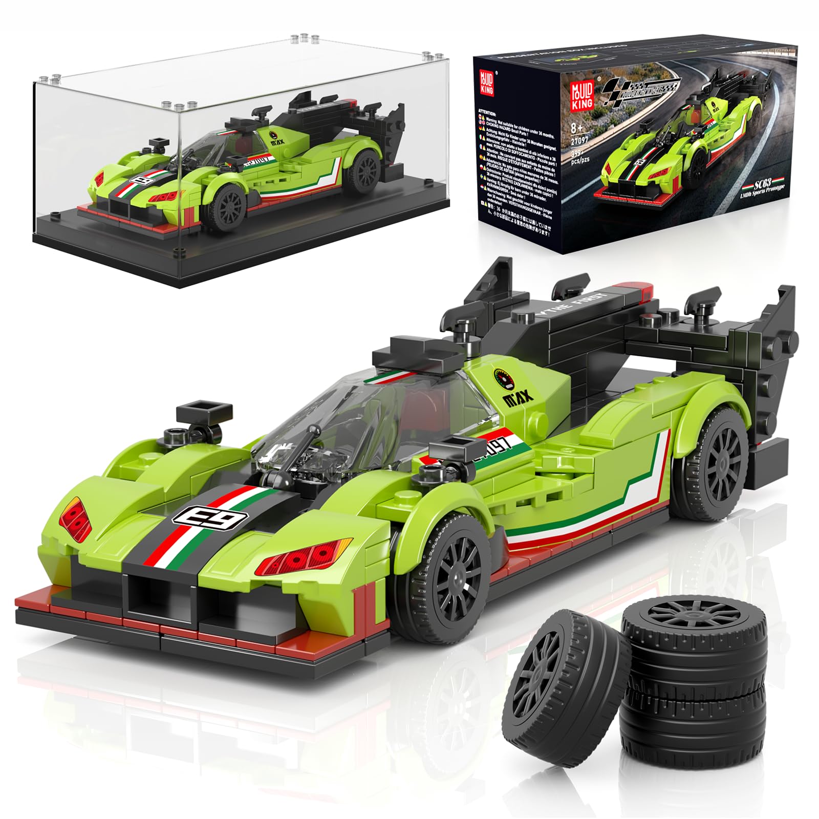 Mould King 27085 Technik Speed Champion Sportwagen Bausteine