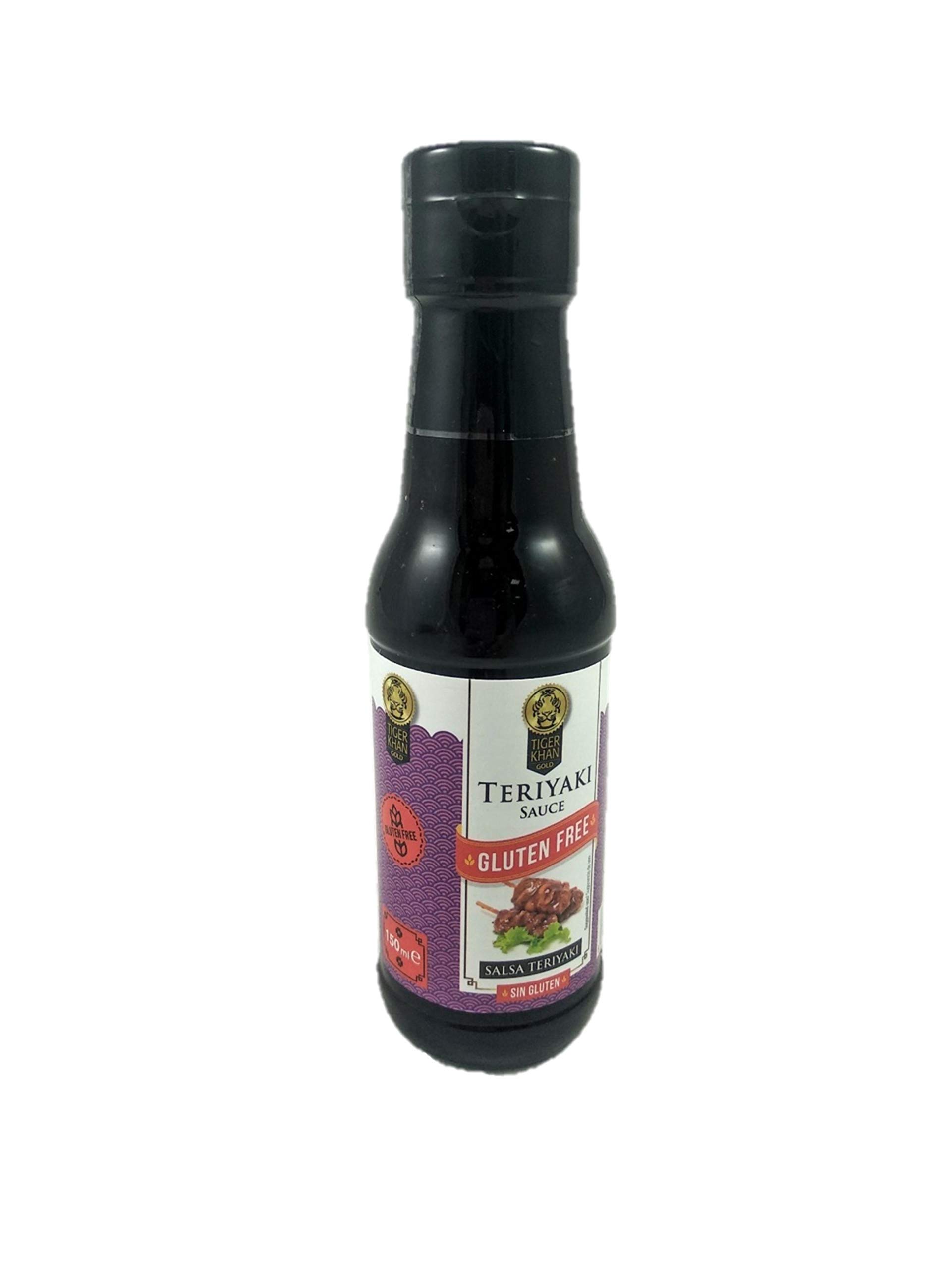 TIGER KHAN Salsa Teriyaki Sin Gluten 150ml - Pack 12