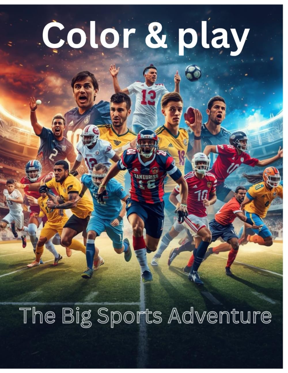 Sports Coloring Book: A Colorful Adventure for Little Champions, Where Every Kid Is a Champion