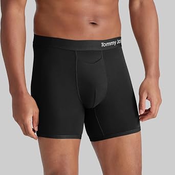 Tommy John Mens Trunk 6 Underwear - Supima Cool Cotton Boxers with Supportive Contour Pouch - Cool, Dry Pima Cotton Blend