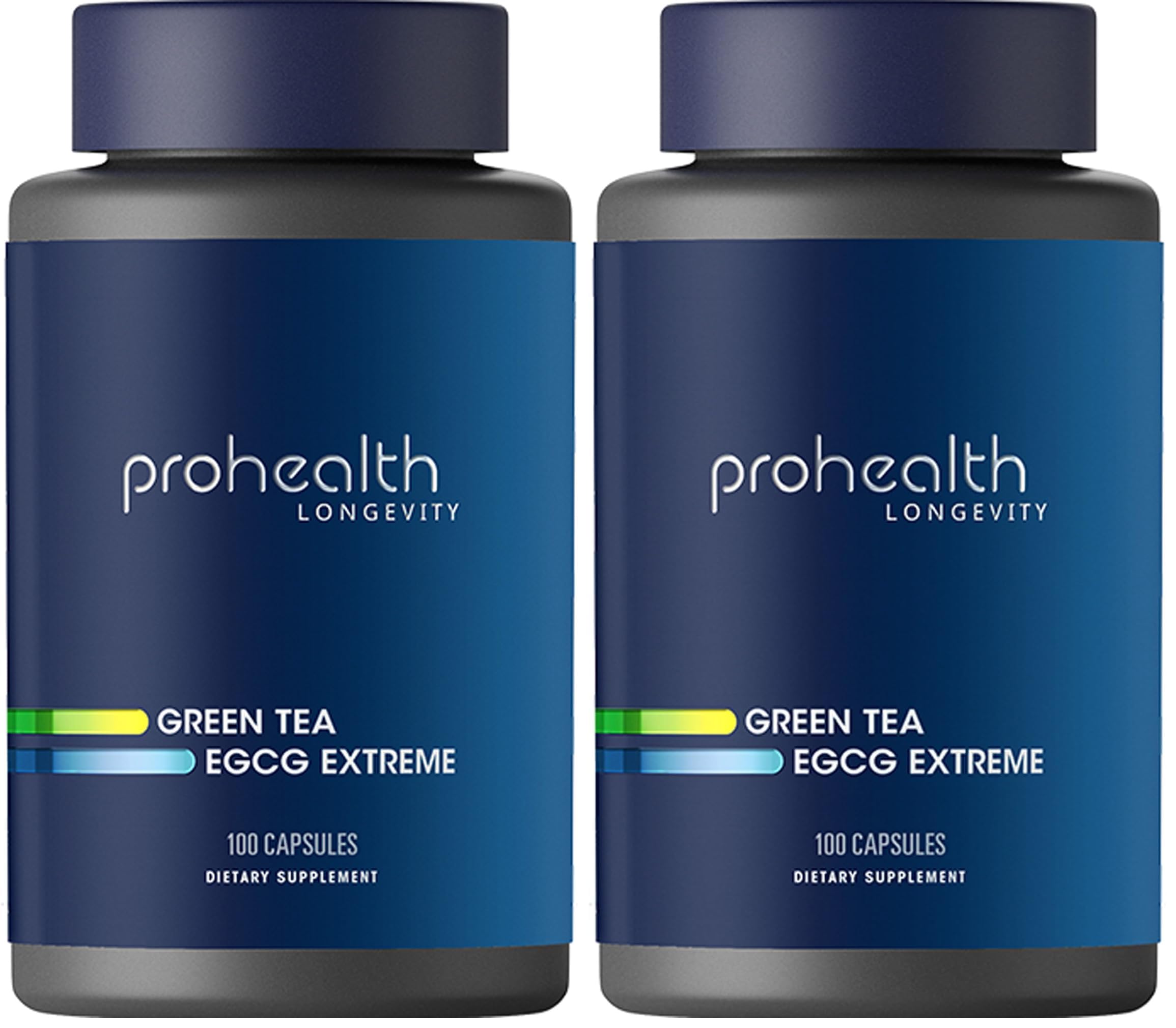 ProHealth Longevity Green Tea EGCG Extreme (390mg EGCG, 100 Capsules) (Green Tea Supplement) (Pack of 2) 100 Count (Pack of 2)