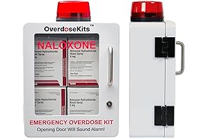 Life Saving Narcan Kit for Overdose Emergencies, Optional Alarm and Lock