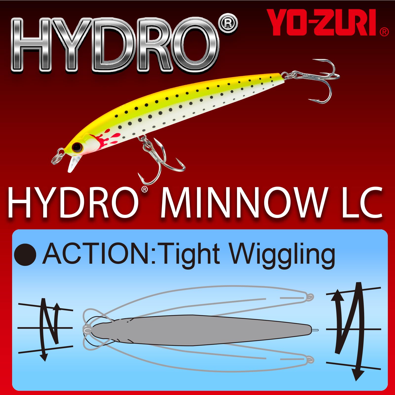 Amazon.com : Yo-Zuri R1323-CS: Hydro Minnow Lc (F) 170Mm 6-3