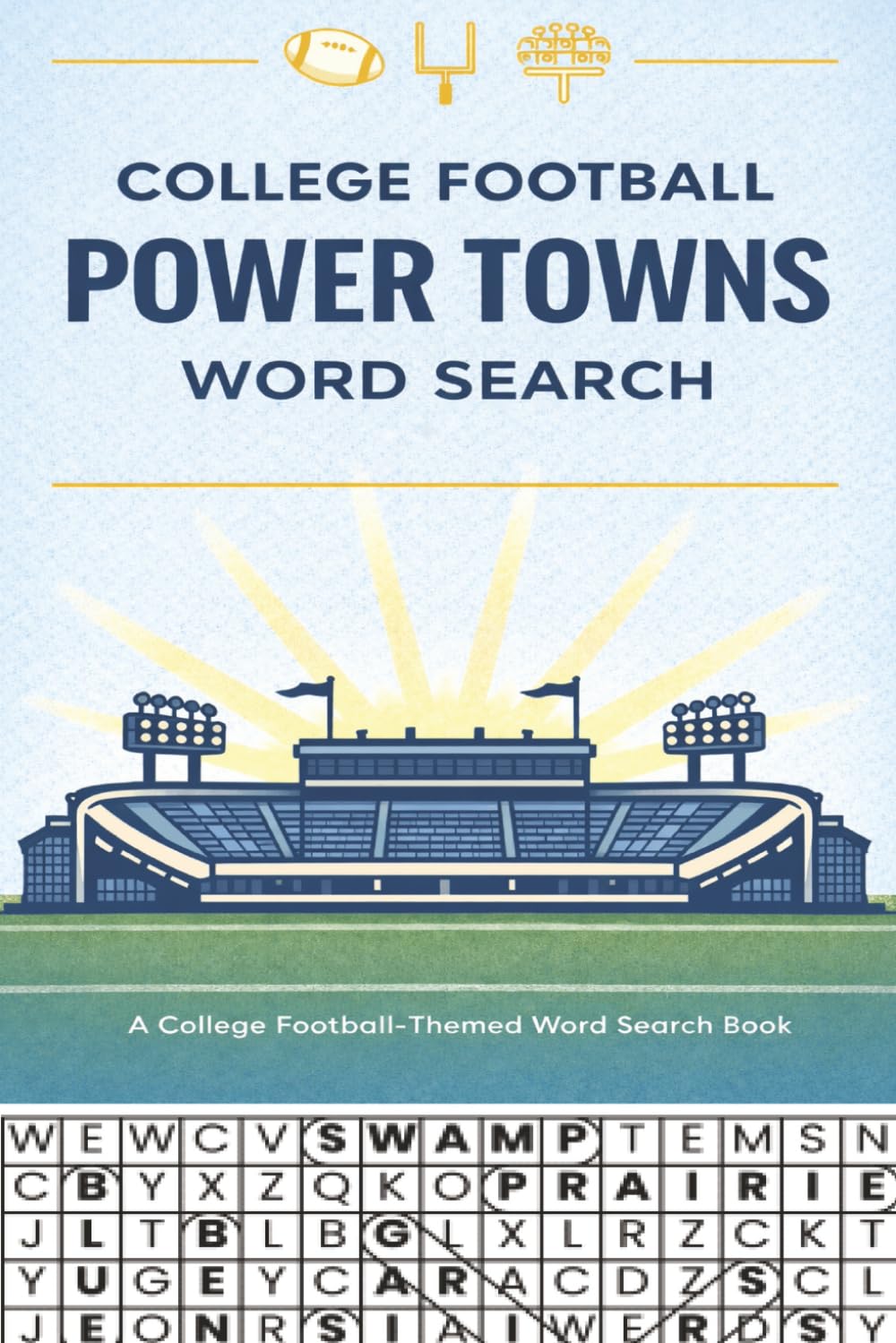 College Football Power Towns Word Search