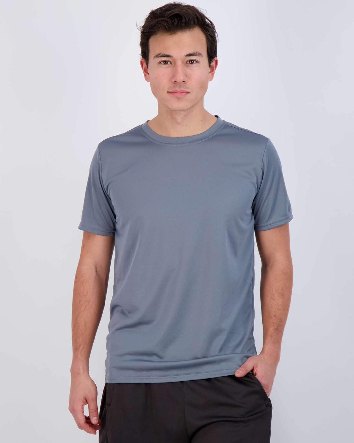 5 Pack Men's Mesh Short Sleeve T Shirts Athletic Workout Running Gym Tees | Available In Big & Tall, Moisture Wicking, Quick Dry, Cooling, Summer, Casual, Basketball, Tennis, Hiking, Yoga, Tops