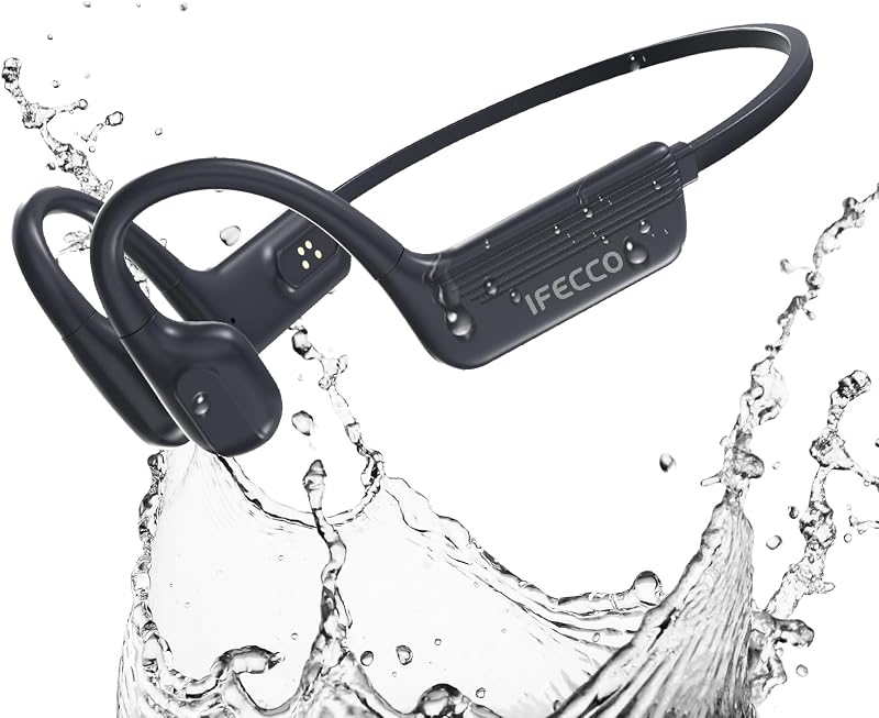 IFECCO Bluetooth 5.4 vízálló fülhallgató 32GB MP3 úszáshoz kerékpározáshoz futáshoz