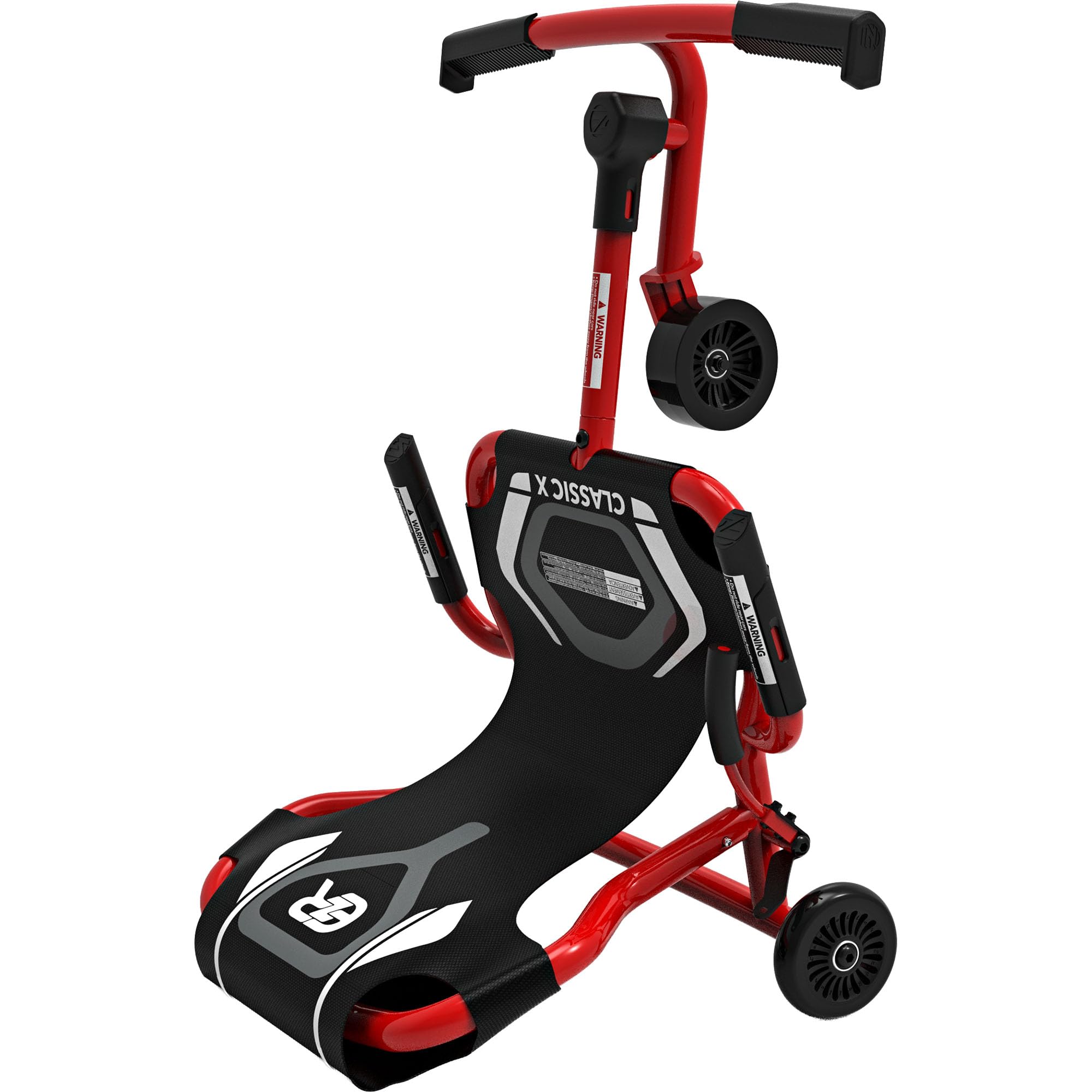 EzyRoller Classic X Go Kart Drift Trike para niños de 4 a 14 años | Triciclo Gokart hasta 70 kg | Vehículos Infantiles para Exteriores 1 Plaza, Capacidad de Carga hasta 70 kg (Rojo)