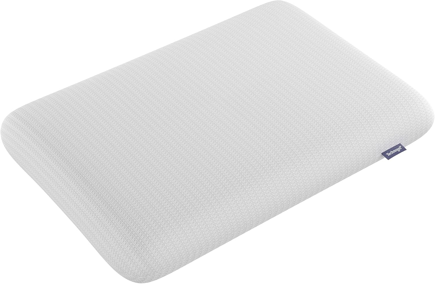 Medium Essential Gel Pillow – 4.5" Memory Foam with Cooling Gel Layer for Heat Reduction, Compact Profile for Stomach Sleepers & Travel, Washable Cover, Pressure Relief & Neck Alignment – Italian-Made