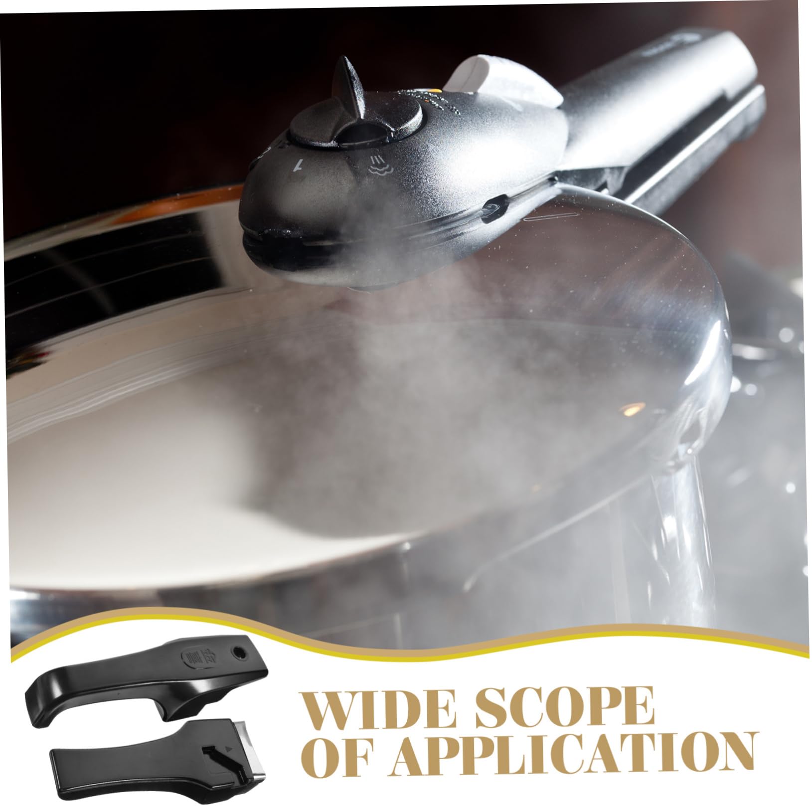 PRETYZOOM 5pares Mango De Reemplazo para Olla Presión Asas Ergonómicas De Alta Seguridad Accesorios De Cocina para Utensilios De Cocción Compatible De Instalación y Limpieza