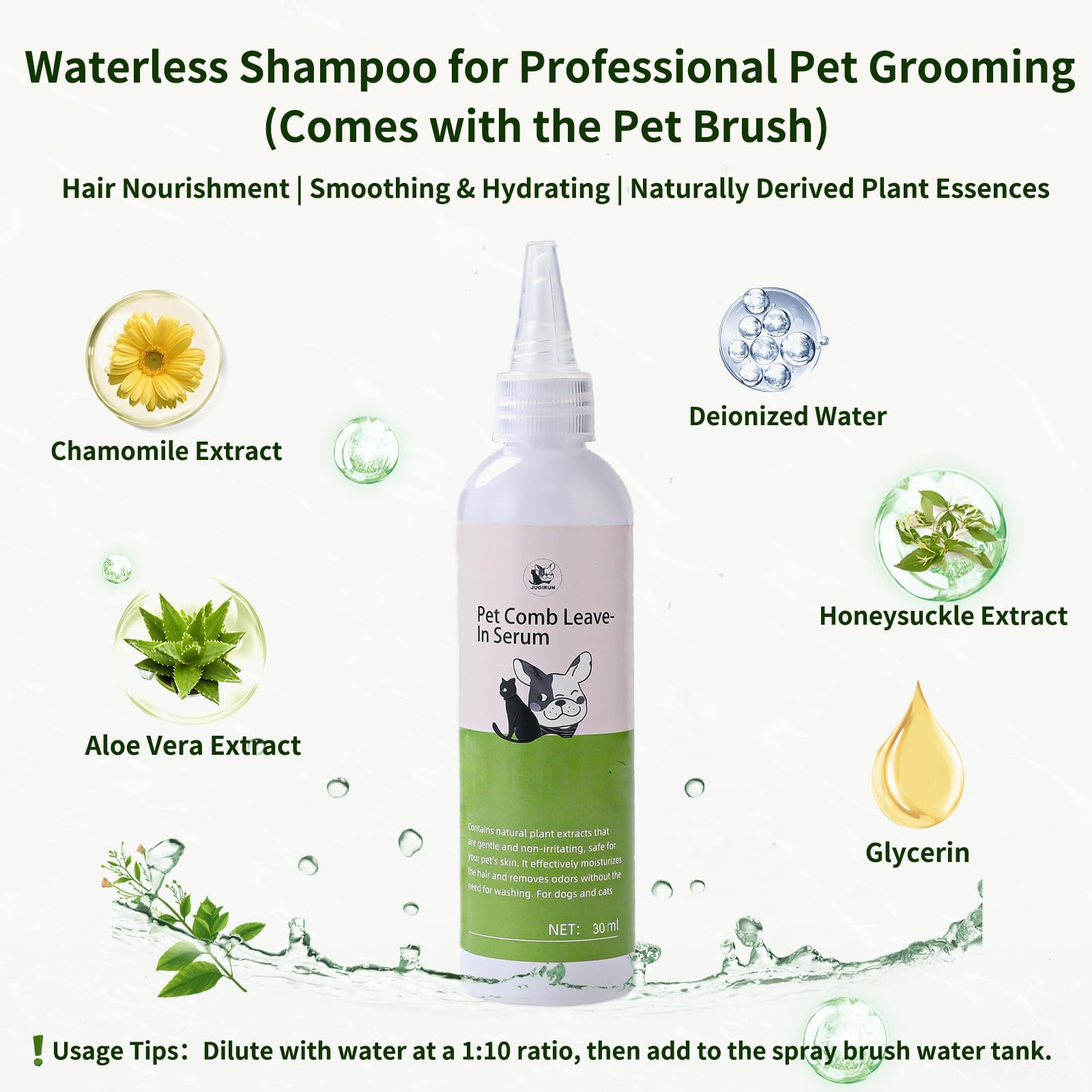 Cat Steam Brush for Shedding-4 in1 Upgraded Deshedding Brush for Cats and Dogs-Includes Waterless Shampoo-Deshedding,Massage,Spray Cleaning,Anti-Static-Suitable for Long & Short Haired Pets-Yelow