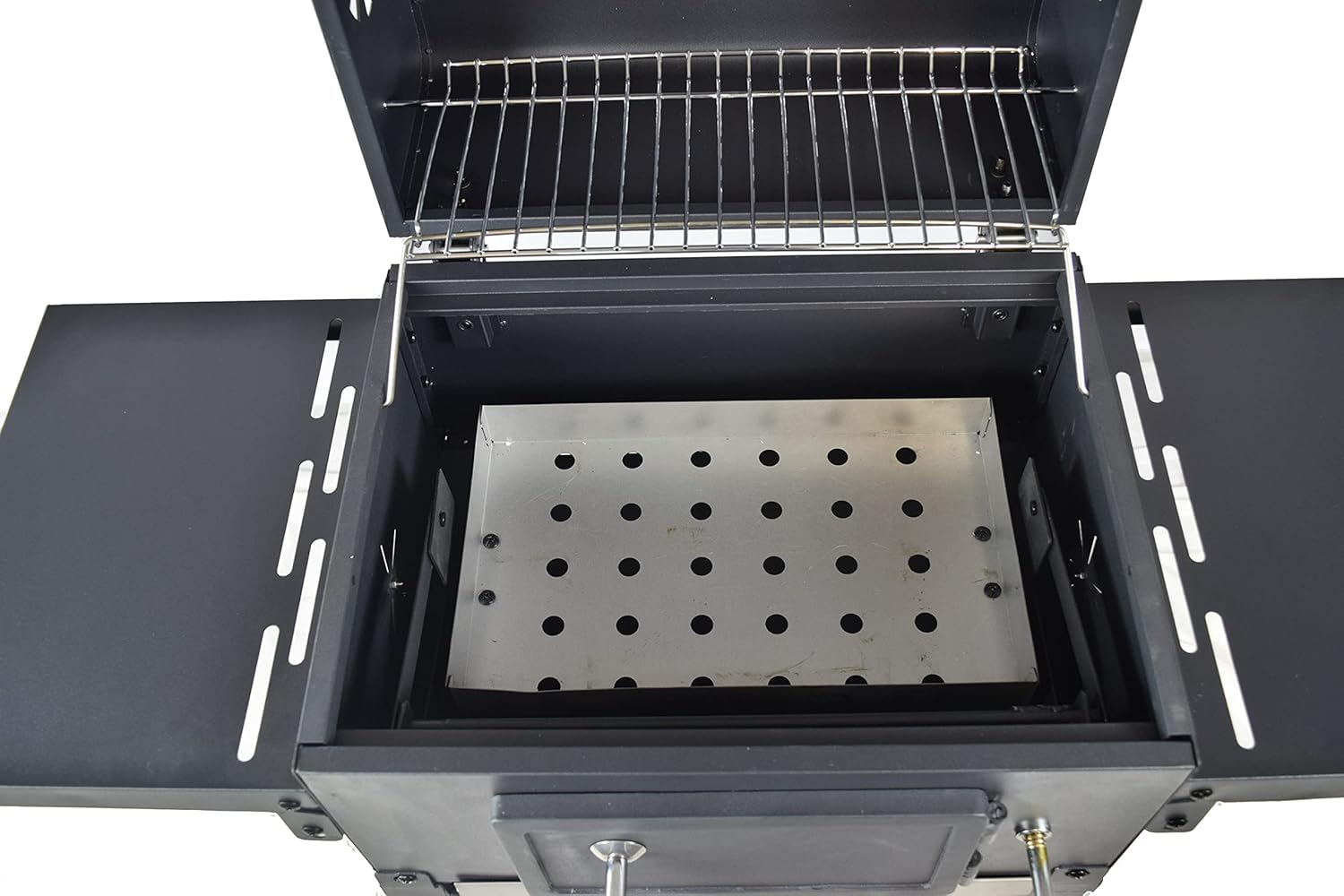 JAK BBQ J 2000 Parrilla de carbón para exteriores con mesas