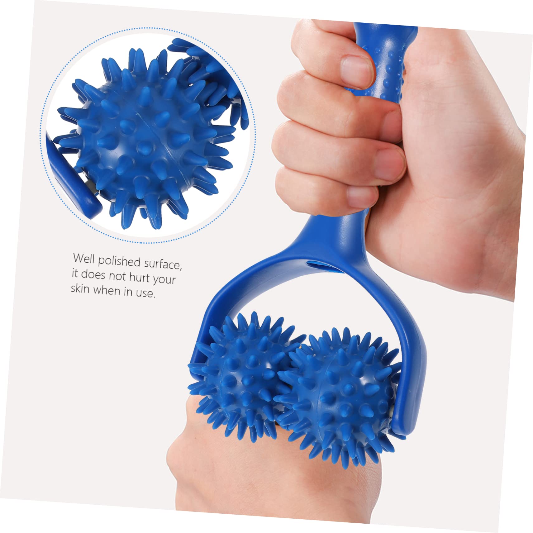 FOMIYES 3 Rodillos De Agarre Para Músculos De Espalda Hombros Y Herramienta Portátil Para Tejido Profundo Color