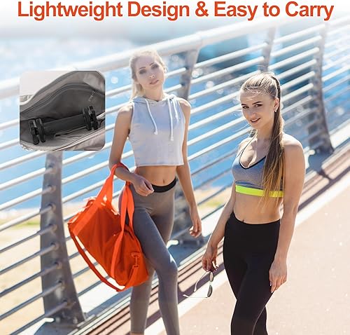 Miniatura 6 de Par de asas para mancuernas, mango universal, barra de mancuernas ajustable para platos de 1 pulgada, placas de peso estándar con 1 pulgada de