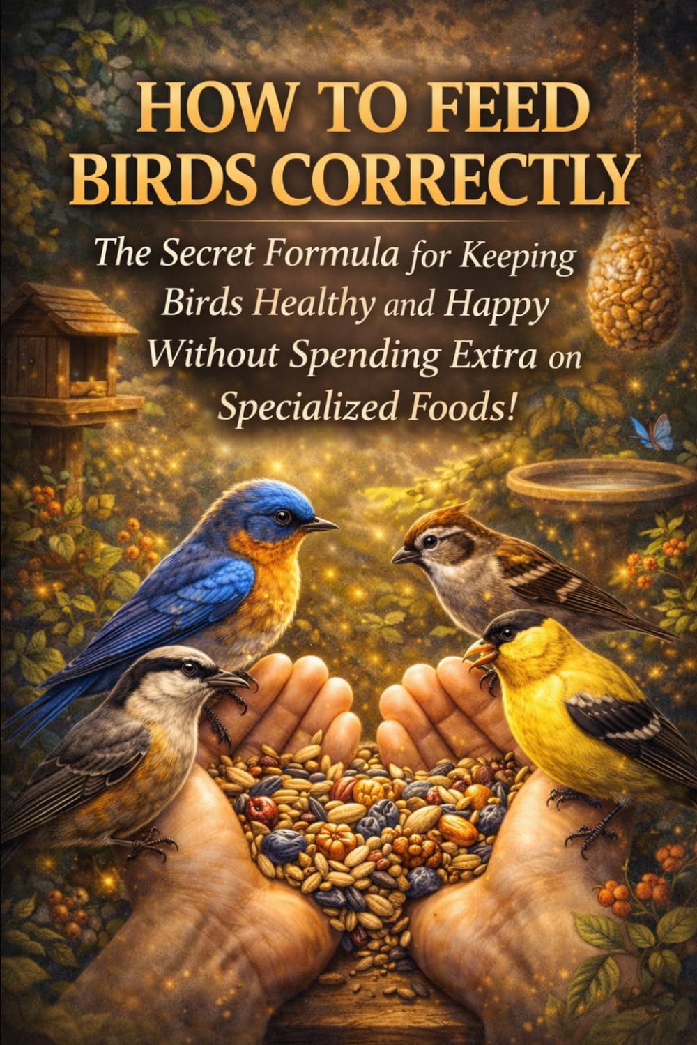 HOW TO FEED BIRDS CORRECTLY: The Secret Formula for Keeping Birds Healthy and Happy Without Spending Extra on Specialized Foods!