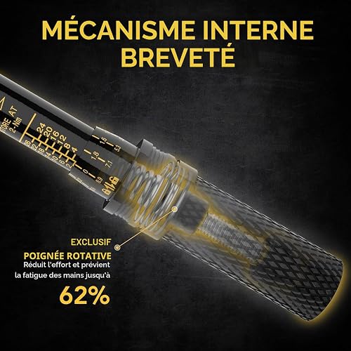 LEXIVON Cle Dynamometrique Velo 1/4, 2-26Nm CW (±4%) CCW (±6%), Clé Dynamométrique Moto, Embouts Torx, Barre d'Extension, Adaptateur Douille Inclus - Clef Dynamometrique (LX-191) - 7