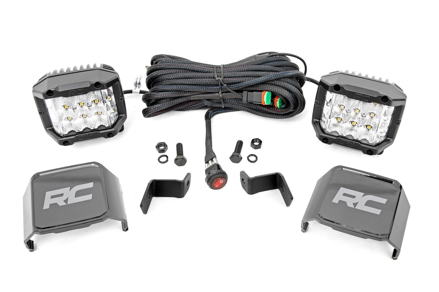 Rough Country 3" Wide Angle LED Ditch Light Kit for 15-24 Ford F-150-71033-image-25