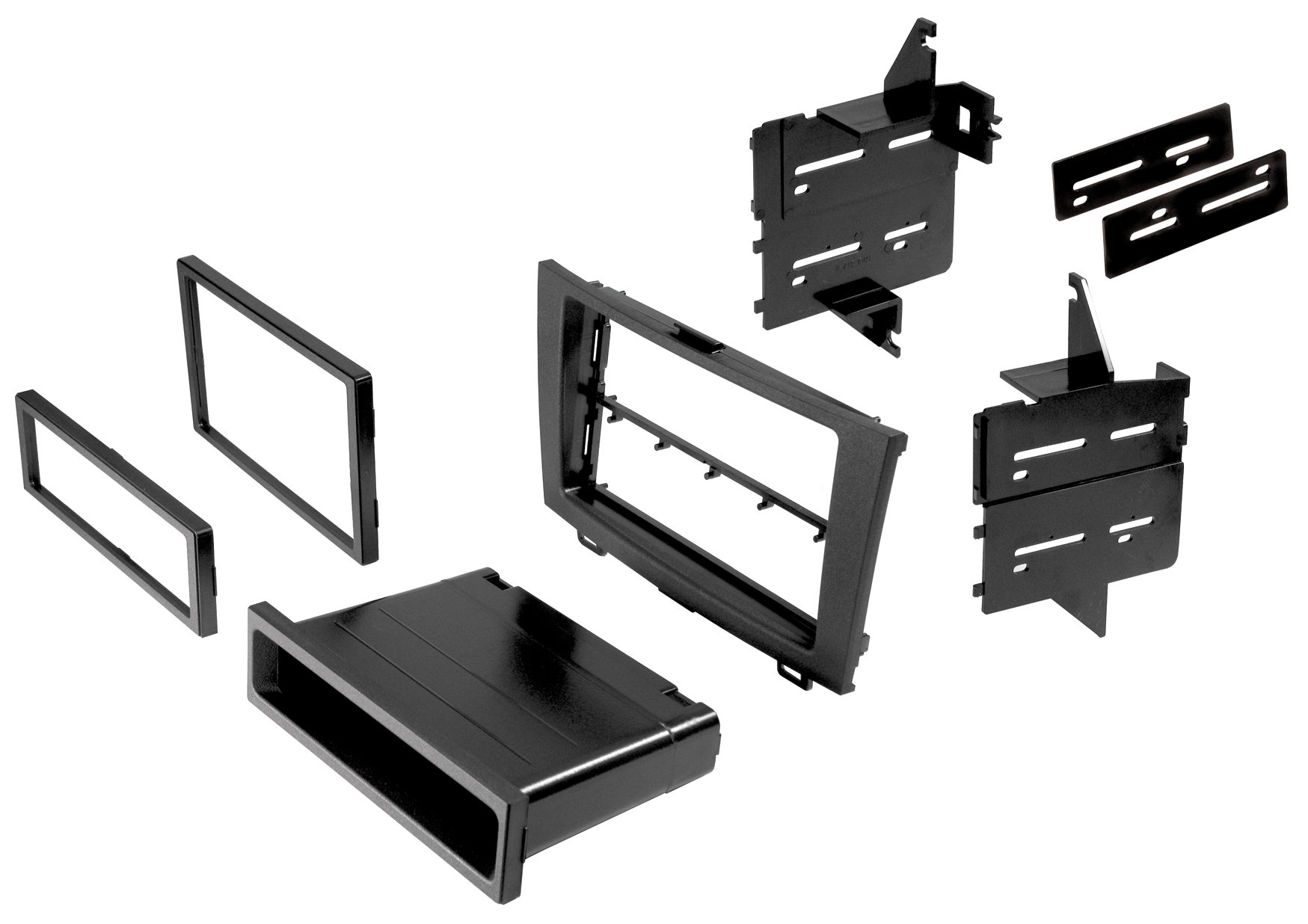 Ai HONK817 2007-2008 Honda CRV Single/Double with Pocket Dash Kit, Black