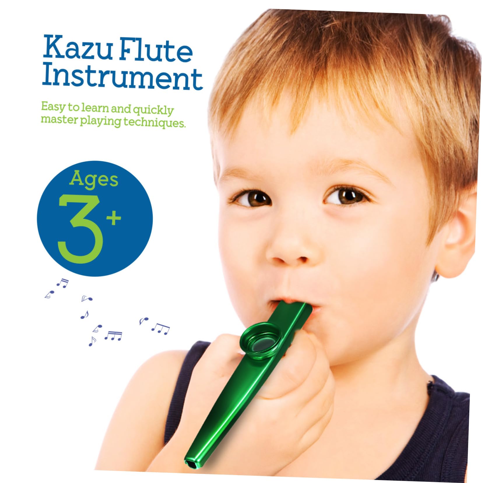 Yardwe 6 Pcs Kazoo Instruments Metal Kazoos for Boys and Girls Adults for Music Education Musical Instruments