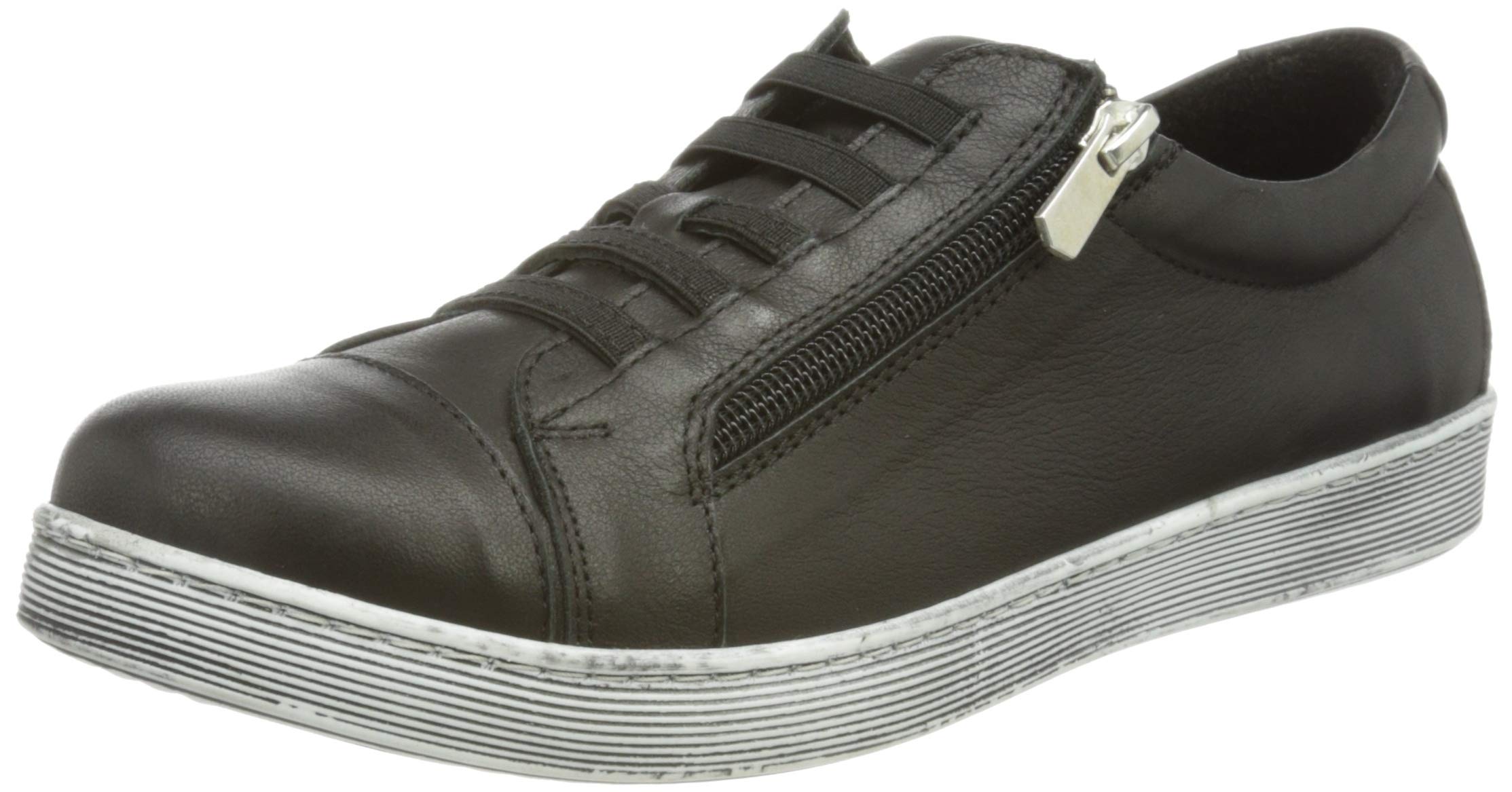 Andrea Conti 61715 Women’s Sneaker, Schwarz, 2 UK