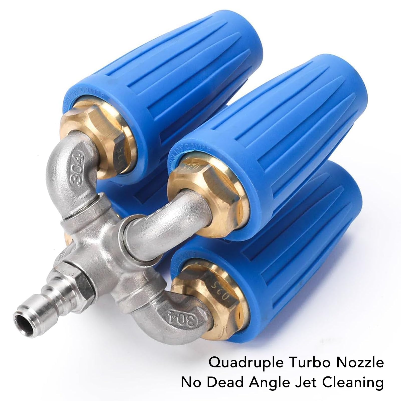 Fockety Myjka Ciśnieniowa Dysza Turbodoładowana, 4 w 1 360 Obrotowa do