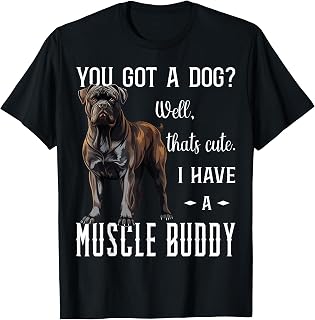 Black Corso Italiano Sayings Clothes Crate Dog Cane Corso T-Shirt