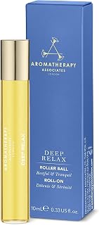 Aromatherapy Associates Deep Relax Roller Ball - Roll-On with Vetivert, Camomile & Sandalwood, 10 ml