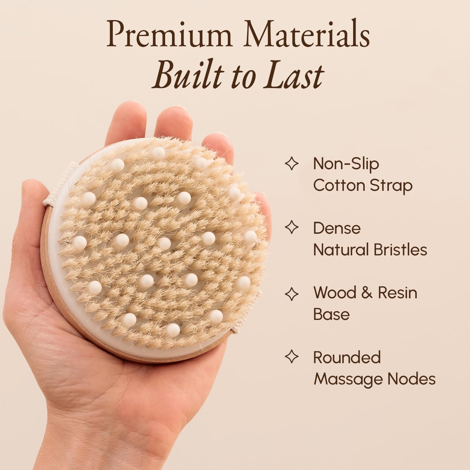 Dry Brushing Body Brush - Lymphatic Drainage -5