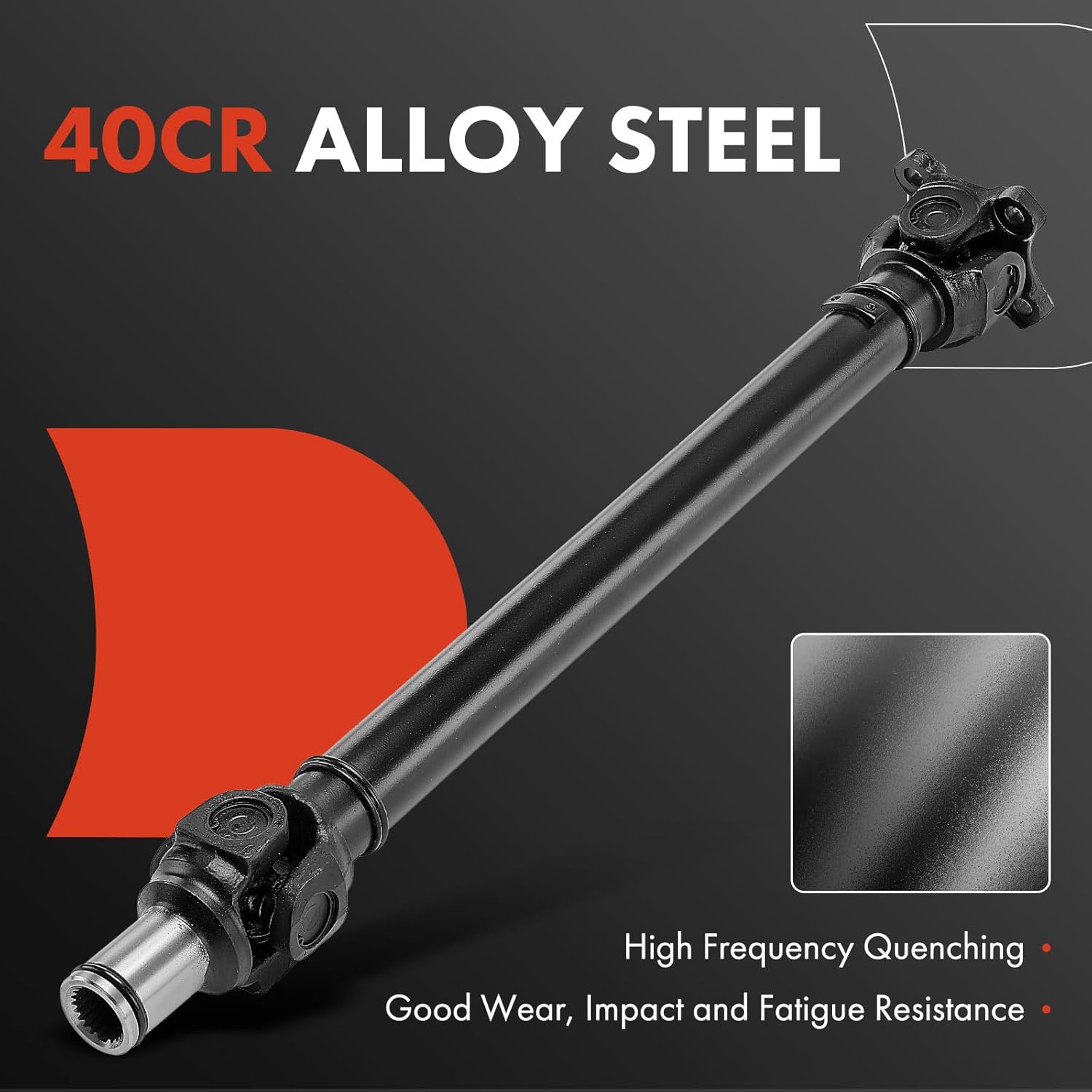 A-Premium Front Drive Shaft Driveshaft Assembly Compatible with Land Rover Range Rover Velar 2017-2023, AWD, Replace# LR092700, Complete Prop Shaft